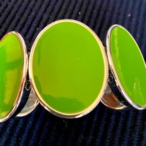 Lime green stretch bracelet